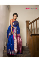 Premium Quality Matka Silk Saree With Silver Zari Weaving Benarasi Worked  Border And Pallu (RAI207821)